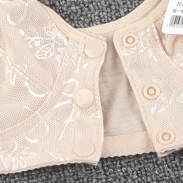 Front button open bra