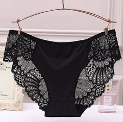 Floral Lace Cotton Panties